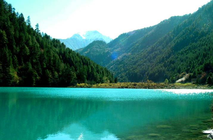 Azurová hladina jezera Dongting